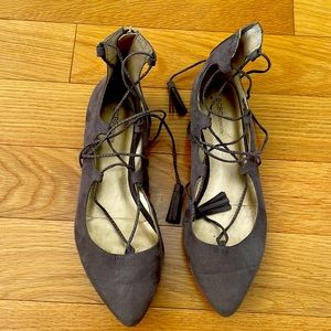 BCBG Generation Suede Sandals w straps